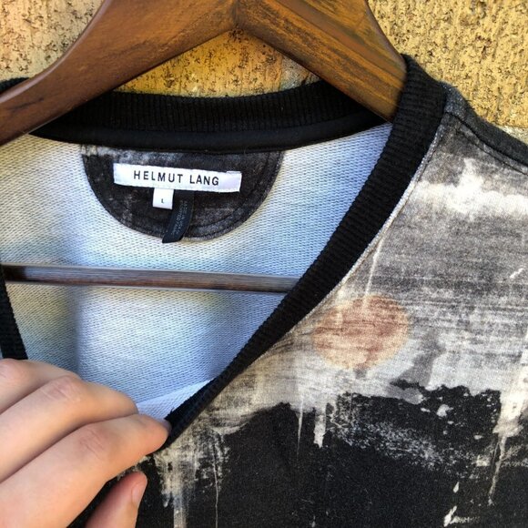 Helmut Lang Crewneck Sweater Large Black - Picture 6 of 6